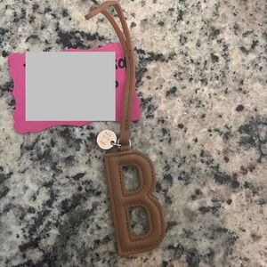 Beis bag charm letter B